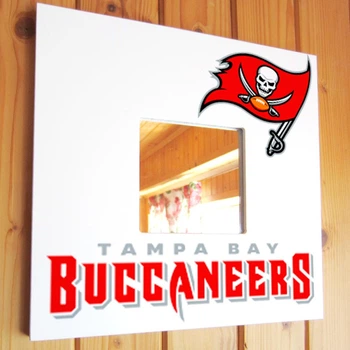 Зеркало "Tampa Bay Buccaneers" американский футбол NFL команды, для фанатов НФЛ, подарок для спальни, спорт клуба, бара