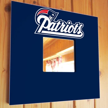 Зеркало "New England Patriots" американский футбол NFL команды, для фанатов НФЛ, подарок для спальни, спорт клуба, бара