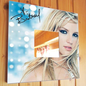 Декоративное зеркало "Бритни Спирс. Britney Spears" для фанатов, поп-музыка, украшение интерьера в бар, клуб, кафе, спальню