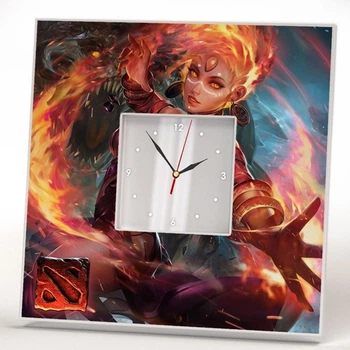Годинник "Гра Дота 2. Dota 2" подарунок для фанатів комп'ютерних ігор, прикраса дитячої кімнати, спальні