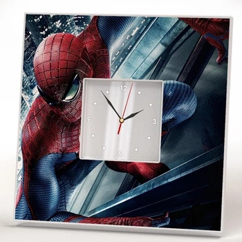 Часы "Человек-паук. Спайдермен. Spider-Man. Marvel" для фанатов Марвел, супергерой в спальню, детскую комнату