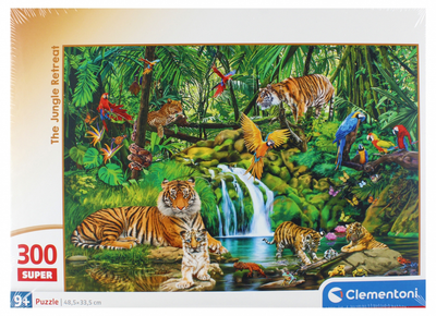 Puzzle Clementoni Super The Jungle Retreat 300 elementów (8005125217212)