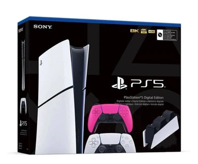 Игровая консоль Sony PlayStation 5 Slim Digital Edition + DualSense (Pink) + Charging Station