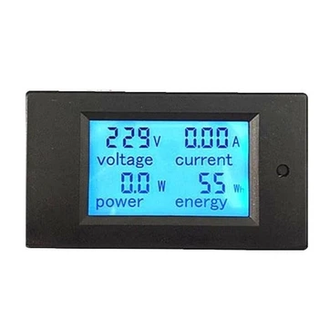 Цифровой измеритель тока мощности AC 80-260В 99.9А 0-22кВт, LED