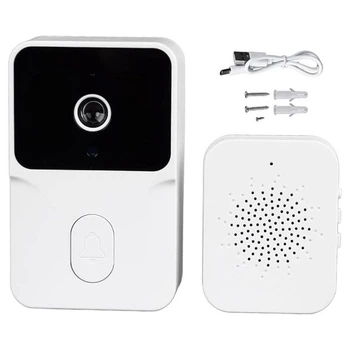 Беспроводной дверной видеозвонок WiFi Mini Doorbell M6 Аккумуляторный звонок глазок с камерой