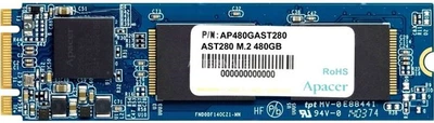 SSD накопитель Apacer TLC 480 ГБ M.2 SATA 80х22х3,8 мм (679329)