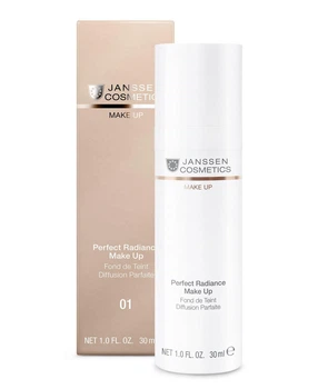 Тональный крем с эффектом сияния Janssen Cosmetics Perfect Radiance Make Up 01 (Порцелан) 30 мл