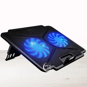 Подставка для ноутбука Coolcold с подсветкой и 2 вентиляторами LD4-K2