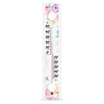 Термометр оконный -50 ° +50 °C "Солнечный зонтик" высота 22 см рисунок Акварель (СП 300158)