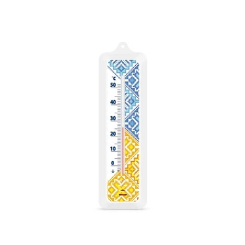 Термометр комнатный 15 см 0°C до +50°C рисунок Национальная вишиванка (СП 300189)