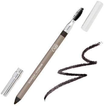 Водостойкий карандаш для бровей Eye Care линия Eye Make Up предназначен для коррекции формы и цвета бровей темно-серый 1.2 г (3532662000359)
