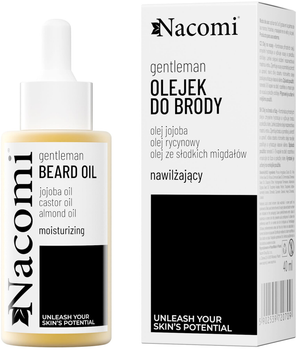 Olejek do brody Nacomi Gentleman nawliżający 40 ml (5902539720709)