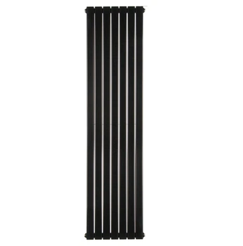Дизайнерский радиатор отопления Betatherm Blende 7/1600/394 вертикальный черный матовый