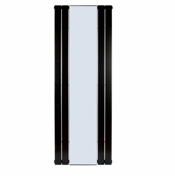 Дизайнерський радіатор опалення Betatherm Mirror 8/1800/609 вертикальний чорний матовий