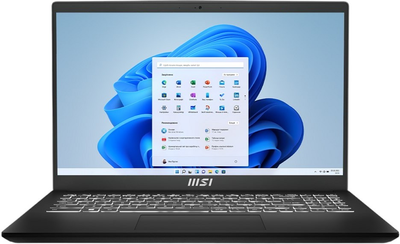 Ноутбук MSI Modern 15 H AI (C1MG-013PL) Classic Black