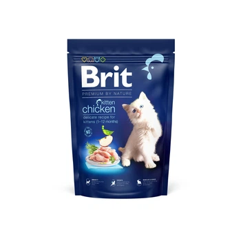 Сухий корм Brit Premium Cat by Nature Kitten для кошенят, з куркою, 1500 г (1111167470)