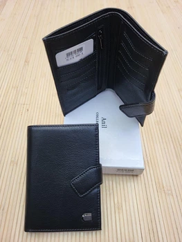 Кошелек мужской из кожи 690-А 13.5×9.5 см