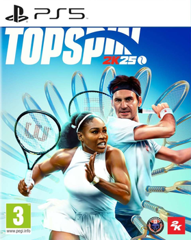 Гра PS5 TopSpin 2K25 (диск Blu-ray) (5026555437592)