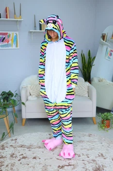 Піжама Кігурумі My Kigu Чоловіча Райдужний Кіт Різнобарвний розмір S 144-155 см (21036411)