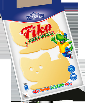 Сир дитячий fiko i przyjaciele (фіко та друзі) gouda (мишки) польща 150 г