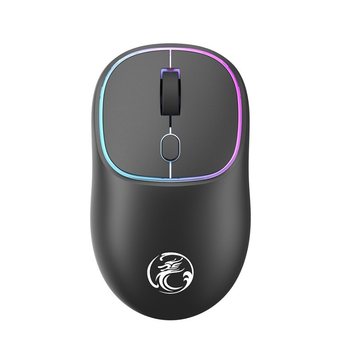 Игровая мышь беспроводная iMICE W618, 4 кнопок, аккумулятор, 1600dpi, 2.4Ghz, Black
