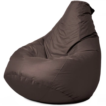 Кресло Мешок Груша Оксфорд Waterproof (2XL-120х85) iQmebel Коричневый (сьемный чехол)