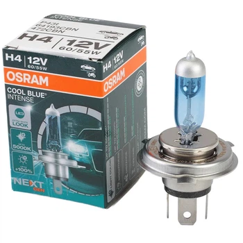 Галогенова лампа Osram H4 12V 60W P43t Cool Blue Intense Next Gen +100% 1 лампа (64193CBN)