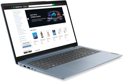 Ноутбук Lenovo IdeaPad 3 15IAU7 (82RK018YRA) Misty Blue