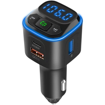 Автомобільний FM-модулятор Gelius Tune GP-FMT051 PD36W / QC3.0, Black