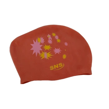 Шапочка для плавання для довгого волосся red galaxy SVN-1328