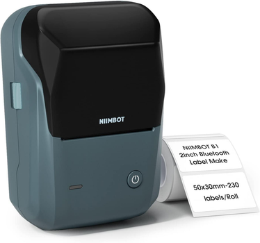 Портативный термопринтер для этикеток NIIMBOT B1 принтер для печати стикеров, наклейок