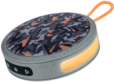 Głośnik przenośny BIGBEN Party Nano Luminous Speaker 15W Orange-Grey (PARTYBTIPNANOCGO)