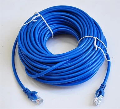 Патч-корд літій, UTP, RJ45, Cat.5e, 20m, синій (DLTT)
