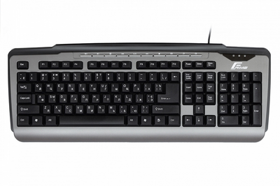 Клавіатура Frime Classic Keyboard Black-Silver USB (DLTT)