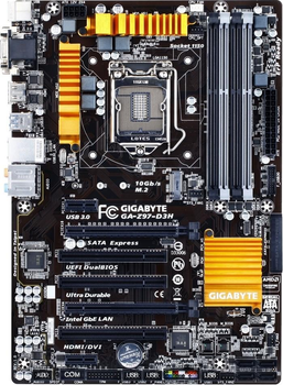 Материнская плата Gigabyte GA-Z97-D3H LGA 1150 (GA-Z97-D3H) Б/У