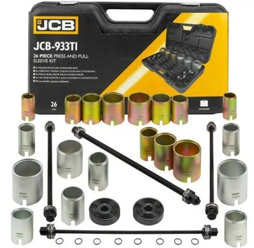 Набор инструментов для замены сайлентблоков, втулок и подшипников JCB Tools 26 ед. JCB-933T1