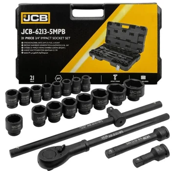 Набор инструментов ударных 21 ед. 3/4" (6гр.) JCB Tools JCB-6213-5MPB