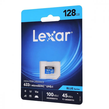Карта памяти Lexar Micro SD 128 GB 633X