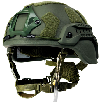 Шлем с ушами MICH 2000 Assault Shell Helmet WENDY NIJ IIIA. Олива.