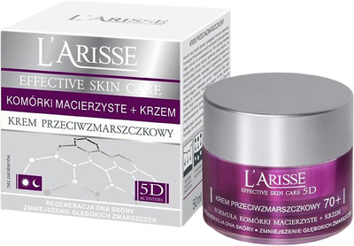 Krem do twarzy przeciwzmarszkowy AVA Laboratorium L'arisse 5D 70+ 50 ml (5906323002866)