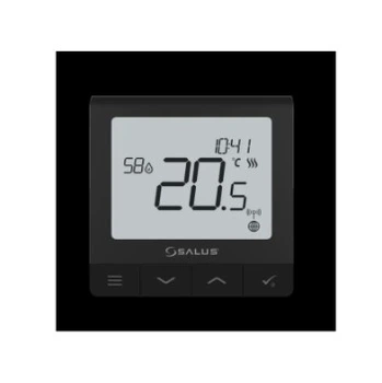 Универсальный беспроводной терморегулятор Salus Quantum SQ610B 230 В (черный)