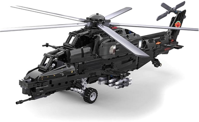 Klocki konstrukcyjne LEAN Toys Cada Helikopter 989 elementów (5904204752640)