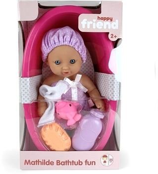 Лялька Mathilde Happy Friend Bathtub fun 25 см (5713428010951)