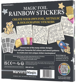 Naklejki Marvins Magic Magic Foil Rainbow (808446019897)