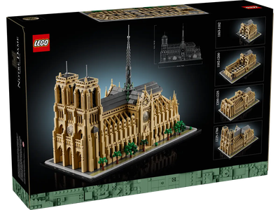 Конструктор LEGO Architecture: Нотр-Дам у Парижі 4383 елементи (21061)