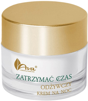 Krem do twarzy przeciwzmarszkowy AVA Laboratorium Stop time na noc 50 ml (5906323000282)