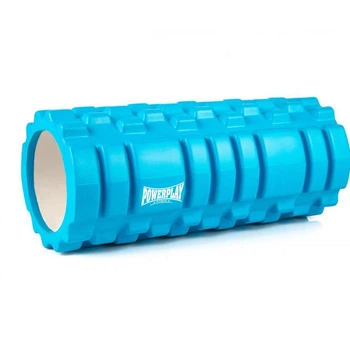 Массажний ролик (ролер) PowerPlay 4025 Massage Roller Синій (33x14см.)