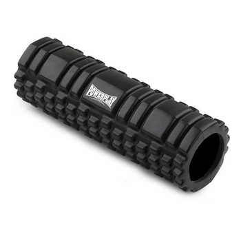 Массажный ролик 30x10 см (роллер) Черный Massage Roller 4342 PowerPlay