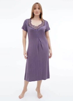 Ночная рубашка Cotpark 5XL фиолетовый 13344-02