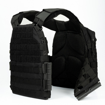 Плитоноска М3 Pro (Чёрный) с системой быстрого сброса Plate carrier Баллистика